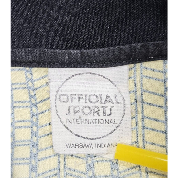 NISOA MENS SIZE XL Pro Soccer Referee Jersey Official Sports Yellow Black - Picture 6 of 9